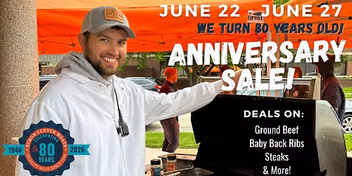Anniversary Sale 2026: We Turn 80 Years Old!