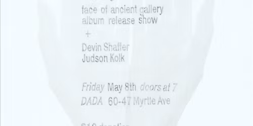 ambient\/indie - face of ancient gallery album release show with Devin Shaff