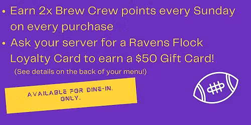 NFL Sunday at Brass Tap Towson!