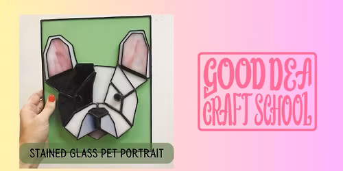 Stained Glass Pet Portraits