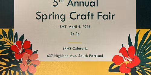 South Portland high school spring craft fair