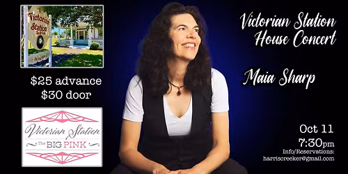 Victorian Station House Concert: Maia Sharp