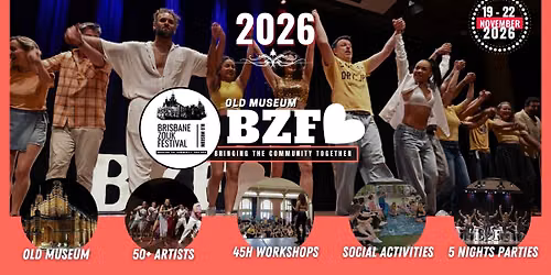 Brisbane Zouk Festival | 19th - 22nd Nov 2026 \u2763\ufe0f