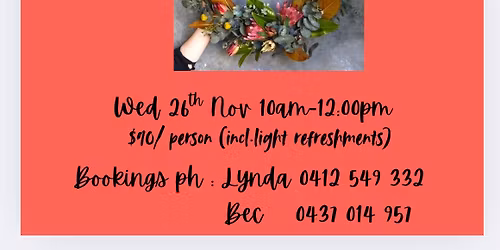 Christmas Wreath Workshop 