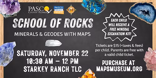 School of Rocks: Minerals & Geodes with MAPS