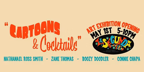 \u201cCartoons & Cocktails\u201d Art Exhibition 