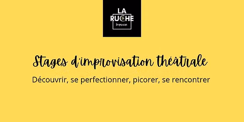 Stage impro semaine - De l'\u00e9motion avant toute chose