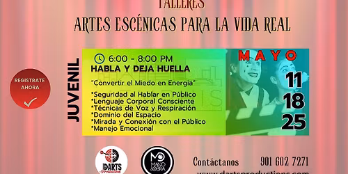TALLER PARA J\u00d3VENES \u2013 HABLA Y DEJA HUELLA