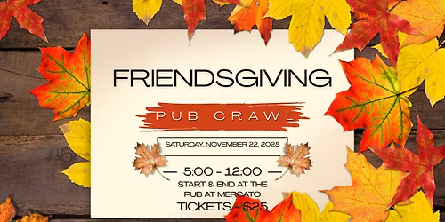 Friendsgiving Pub Crawl