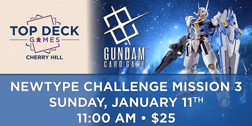 Gundam Card Game Newtype Challenge 2025 Mission 3