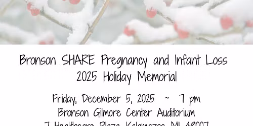 2025 Bronson SHARE Holiday Memorial Event