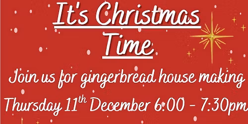 Build and create your very own gingerbread house!
