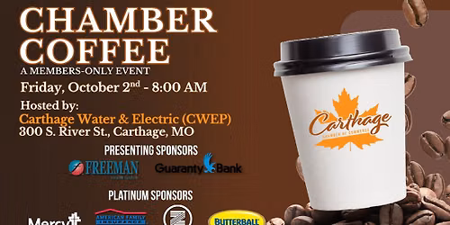 Chamber Coffee - Hosted by: CWEP (River St. location)