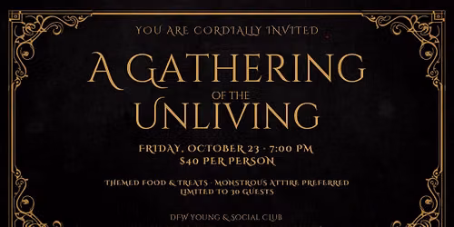 A Gathering of the Unliving | A Monster Mash Murder Mystery