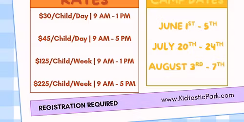 Best. Summer. Ever! Drop-Off Camp!\u2600\ufe0f