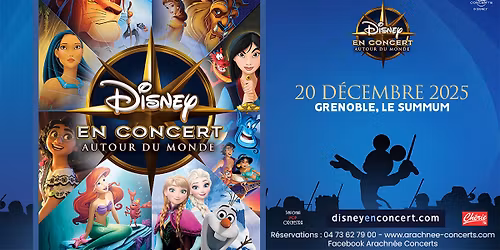 Disney en concert au Summum de Grenoble