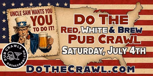 Do The Red, White, & Brew Pub Crawl in Flagstaff!