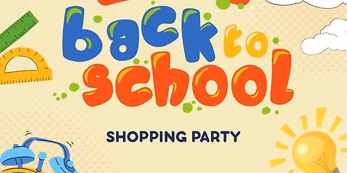 Back to School shopping party
