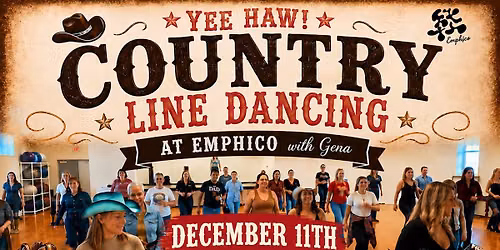 Country Line Dancing with Gena at Emphico!