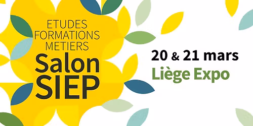 SALON SIEP LIEGE 2026 - Etudes, Formations, M\u00e9tiers