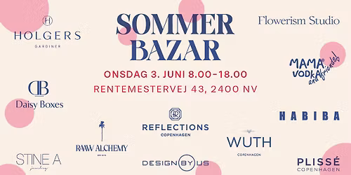 SOMMERBAZAR \/ 3. juni i KBH NV
