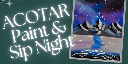 Book Bar ACOTAR Paint & Sip with Darcy Berardi