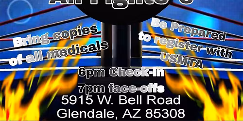 Rage in the Ring Weigh Ins at Cheers!
