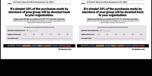 \ud83d\udecd\ufe0f SOLECO Stingrays Five Below Fundraiser Week!