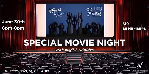 SPECIAL Movie Night : Roussil, le cul par terre- June 30th 2026