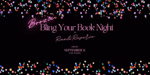 Boozie Bling Your Book Night