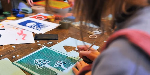 An Introduction to Paper Stencil Screenprinting with Jenny Wright