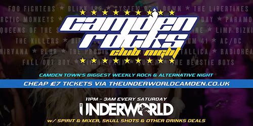 Camden Rocks Club at The Underworld \u2605 London