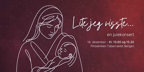 Lite jeg visste... - En julekonsert (Kl. 13 og 15.30)