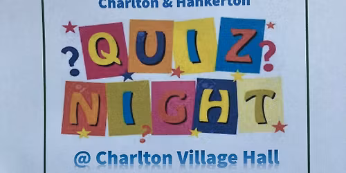 Quiz Night at Charlton Village Hall