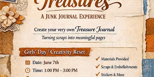 Hidden Treasures: Create your own Treasure Journal