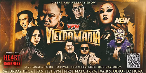 \ud83c\uddfb\ud83c\uddf3VIETNAM PRO WRESTLING: \ud83d\udca5VIETNAMANIA (\u0110\u1ea5u v\u1eadt bi\u1ec3u di\u1ec5n tr\u1ef1c ti\u1ebfp)