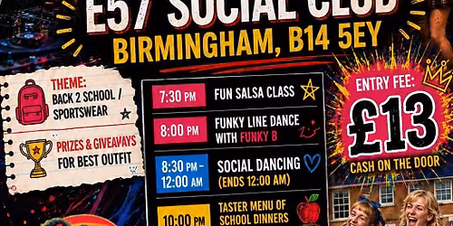 Rohan Brown Presents: Back to School Salsa Prarty