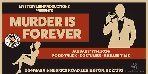 Murder Is Forever \u2013 An Immersive Spy-Themed Murder Mystery Experience