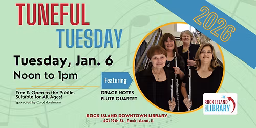 Tuneful Tuesday: Grace Notes Flute Quartet