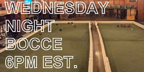 WNB-Wednesday Night Bocce