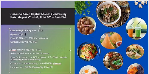 Hosanna Karen Baptist Church Fundraising