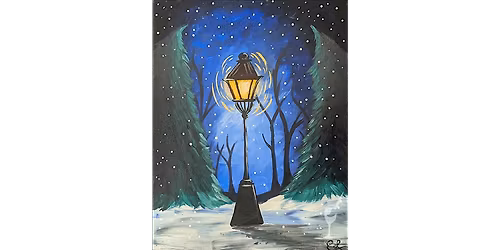 Winter Night Landscape - Paint and Sip in Houston | Classpop!\u2122