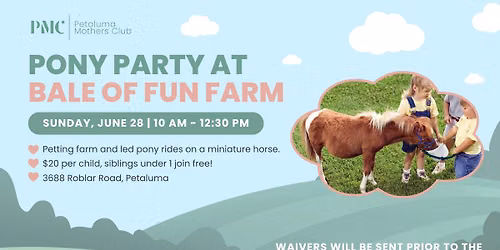 Pony Party at Bale of Fun Farm