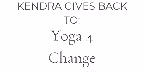 Kendra Scott Gives Back: Yoga 4 Change Hyde Park Village