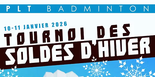 Tournoi des Soldes d\u2019Hiver - 10 & 11 janvier 2026