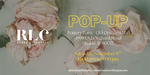 RLC Decor Lifestyle Candle Pop-Up at Pottery Barn Old Orchard Mall