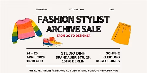 Fashion Stylist Archive Sale