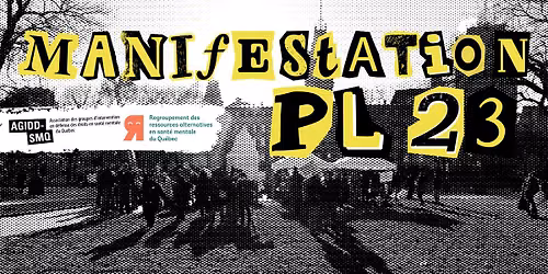 Manifestation contre le PL23