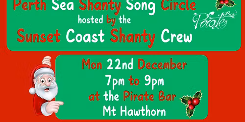 Perth Sea Shanty Song Circle at the Pirate Bar