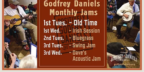 \ud83c\udfbb \ud83e\ude97\ud83e\ude95 First Tuesday Free Community Old Time Jam